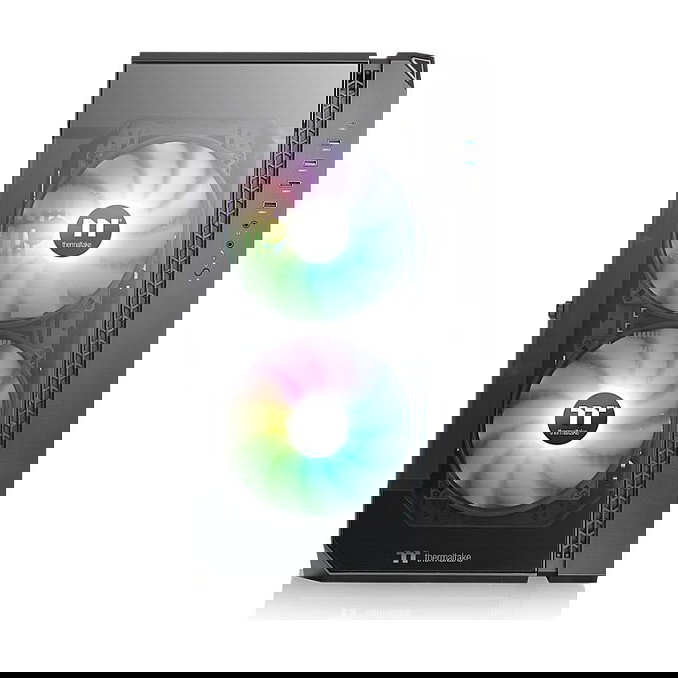 Thermaltake View 51 TG ARGB Midi Tower Negra ATX EATX Micro-ATX Mini-ITX Acero para Juego con Iluminación ARGB