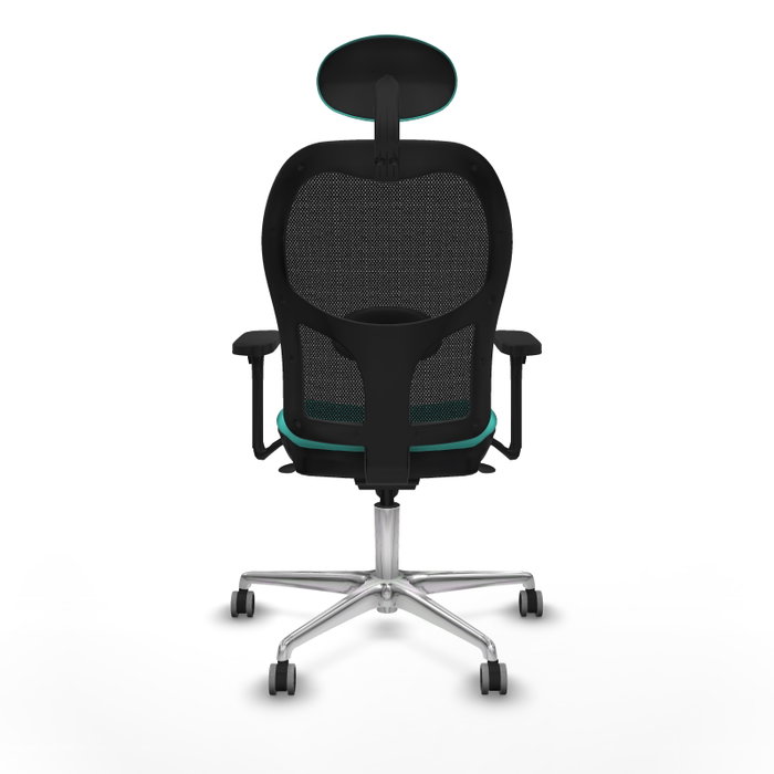 PIQUERAS Y CRESPO Silla de oficina Jorquera con mecanismo Sincro, Turquesa y Negro PIQUERAS Y CRESPO Silla de oficina Jorquera con mecanismo Sincro, Turquesa y Negro