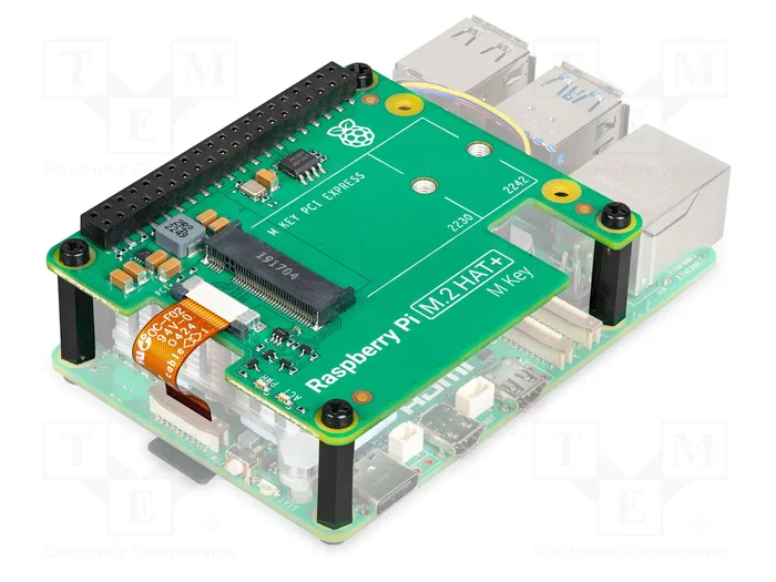 RASPBERRY PI M.2 HAT+ Placa de desarrollo 3A