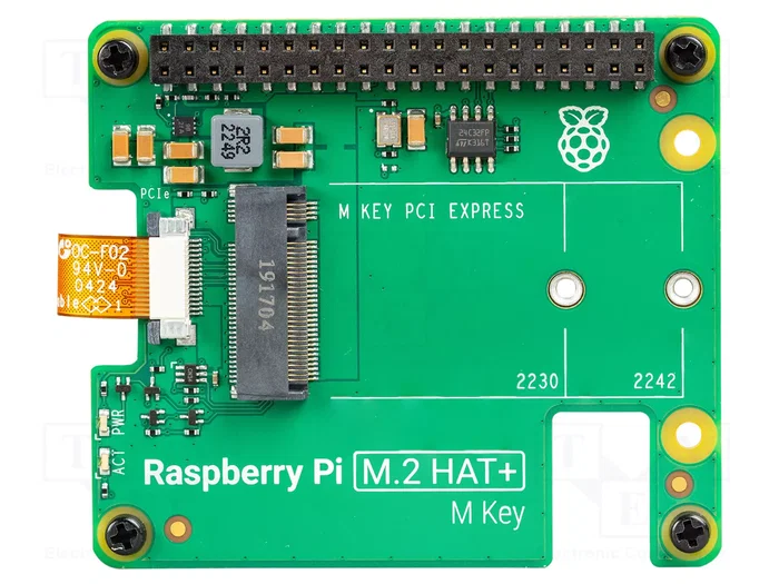RASPBERRY PI M.2 HAT+ Placa de desarrollo 3A