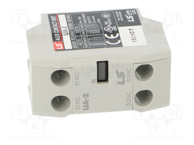 LS ELECTRIC Contactores auxiliares UA-2-2B con agarres de tornillo