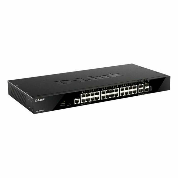 D-Link DGS-1520-28 Switch Gestionado L3 de 28 Puertos Negro D-Link DGS-1520-28 Switch Gestionado L3 de 28 Puertos Negro