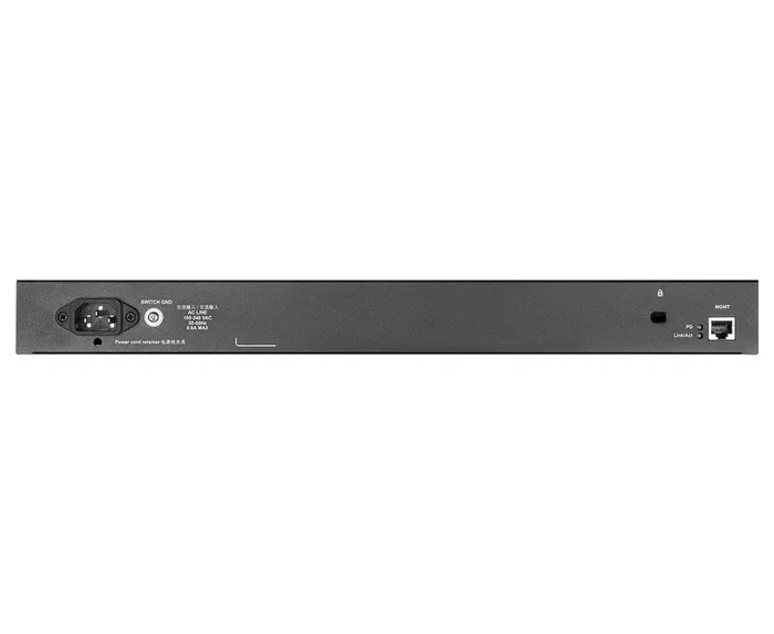 D-Link DGS-1520-28 Switch Gestionado L3 28 Puertos (24x1G RJ-45 + 2x10G RJ-45 + 2xSFP+) 10G Ethernet 128 Gbit/s Rack 1U Negro