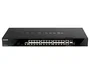 D-Link DGS-1520-28 Switch Gestionado L3 28 Puertos (24x1G RJ-45 + 2x10G RJ-45 + 2xSFP+) 10G Ethernet 128 Gbit/s Rack 1U Negro