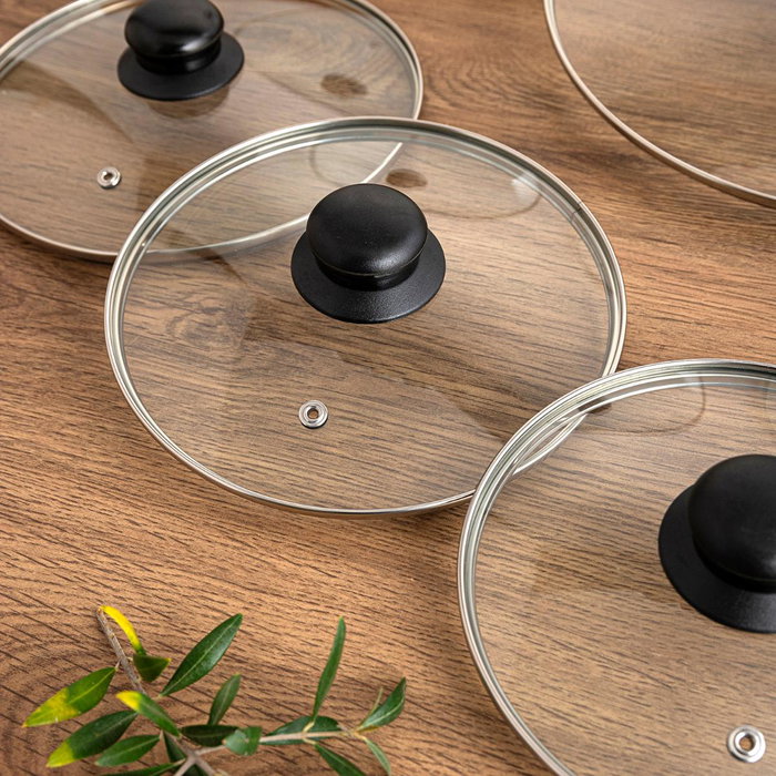 Tapa Vidrio Renova Quid 22 cm (6 Unidades)