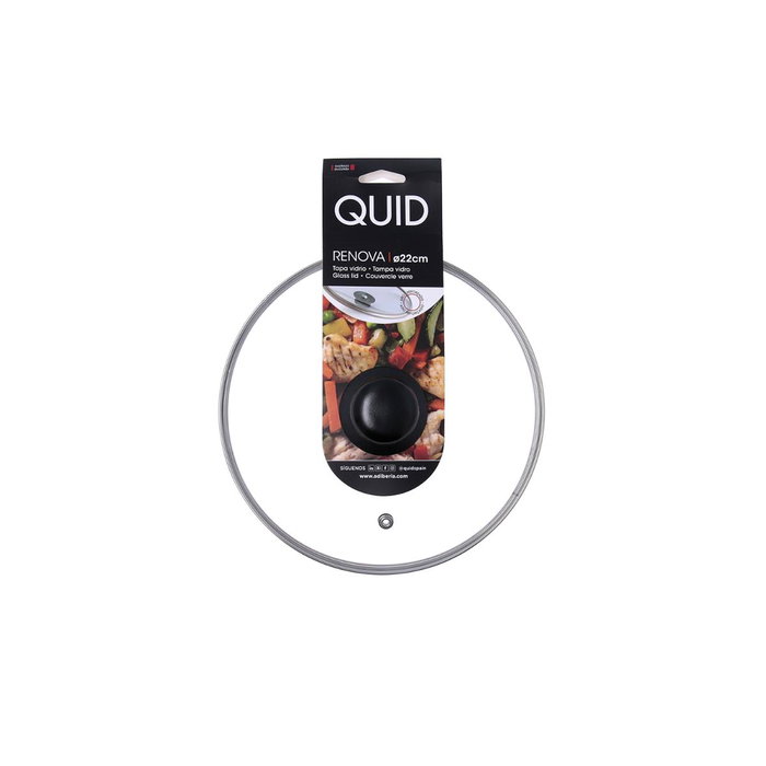 Tapa Vidrio Renova Quid 22 cm (6 Unidades)