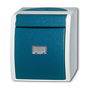 BUSCH-JAEGER 2621WGL-53 Wipptaster con iluminación ocean IP44 gris/azul verdoso