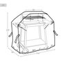 Aktive Funda para barbacoa impermeable 142x60x120 cm