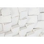 DKD Home Decor Decoración de Pared Mango MDF 90x90 3D Blanco