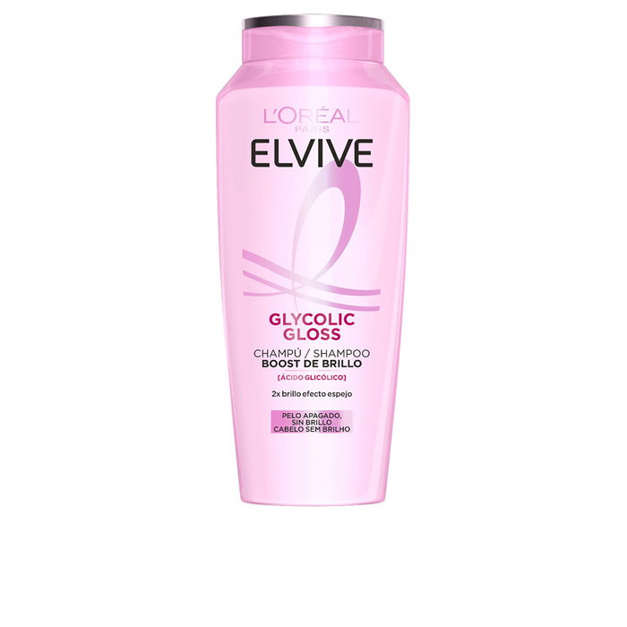 L'Oréal Paris Elvive Glycolic Gloss Champú Brillo Glicólico - Repara y Sella la Fibra Capilar - 400 ml L'Oréal Paris Elvive Glycolic Gloss Champú Brillo Glicólico - Repara y Sella la Fibra Capilar - 400 ml