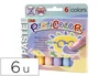 Instant Tempera Solida en Barra Playcolor Pastel One Caja de 6 Unidades Colores Surtidos