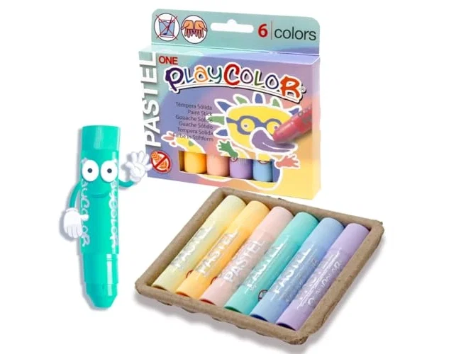 Instant Set de Témperas Playcolor Pastel One de 6 unidades con colores surtidos