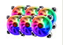 Talius Kit de 6 Ventiladores Iris Spectrum ARGB 120 mm Blanco Cronos