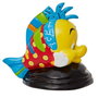 Enesco Figura Disney La Sirenita - Flounder estilo Britto, Hecho a Mano en Resina, 9 cm