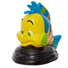 Enesco Figura Disney La Sirenita - Flounder estilo Britto, Hecho a Mano en Resina, 9 cm
