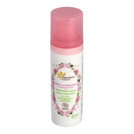 FLEURANCE NATURE Sérum Hidratante Rosa 30ml con Agua Floral de Rosa Orgánica, Apto Veganos