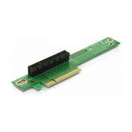 DeLOCK Riser PCIe x8 90 Grados Izquierda, Carta PCI Express x8 a x8, Alámbrico, Factor de Forma 1U, PC, Plug and Play