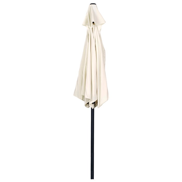 Outfit Sombrilla In. M Gris, Inclinable con Manivela, Diámetro 300 cm (3m), Protección UV50+, Aluminio y Acero, para Jardín o Terraza