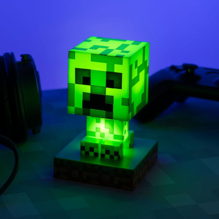 Minecraft Lámpara Icons Creeper 11 cm Minecraft Lámpara Icons Creeper 11 cm
