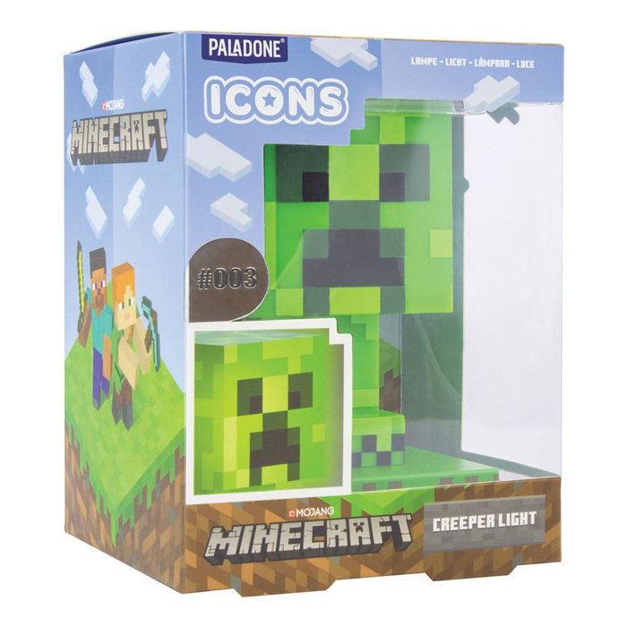 Minecraft Lámpara Icons Creeper 11 cm Minecraft Lámpara Icons Creeper 11 cm