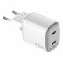 Celly Cargador USB-C Gan 45W WH-2USB-C 2 Puertos Carga Rápida