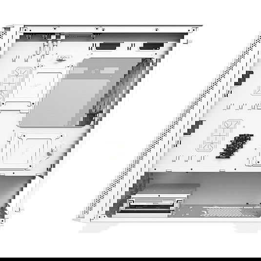 Montech AIR 100 ARGB TG White | Caja PC Gaming Mini Tower con Iluminación RGB y Panel de Vidrio Templado