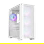 Montech AIR 100 ARGB TG White | Caja PC Gaming Mini Tower con Iluminación RGB y Panel de Vidrio Templado