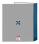 Carpeta de anillas Munich Street Azul Gris A4 27 x 33 x 6 cm