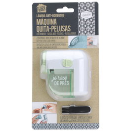 Je cherche une Idee Máquina Quita-Pelusas, Funciona con Pilas AA LR06, Incluye Cepillo y Depósito