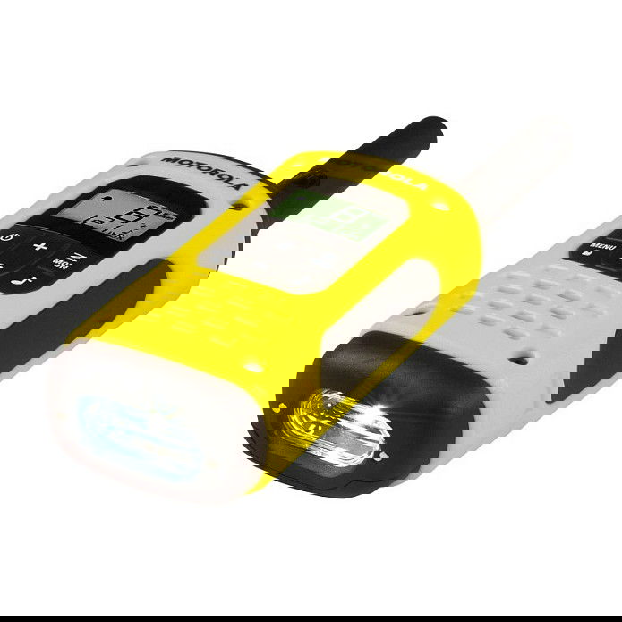 Motorola T92 H2O Walkie Talkie Banda PMR Alcance 10km IP67 Resistente al Agua Negro Amarillo Motorola T92 H2O Walkie Talkie Banda PMR Alcance 10km IP67 Resistente al Agua Negro Amarillo