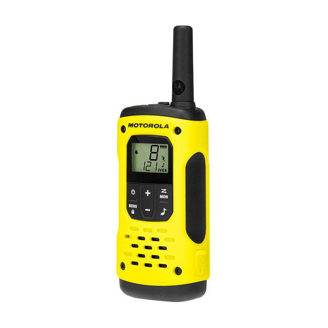 Motorola T92 H2O Walkie Talkie Banda PMR Alcance 10km IP67 Resistente al Agua Negro Amarillo Motorola T92 H2O Walkie Talkie Banda PMR Alcance 10km IP67 Resistente al Agua Negro Amarillo