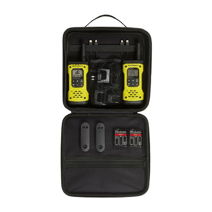 Motorola T92 H2O Walkie Talkie Banda PMR Alcance 10km IP67 Resistente al Agua Negro Amarillo Motorola T92 H2O Walkie Talkie Banda PMR Alcance 10km IP67 Resistente al Agua Negro Amarillo