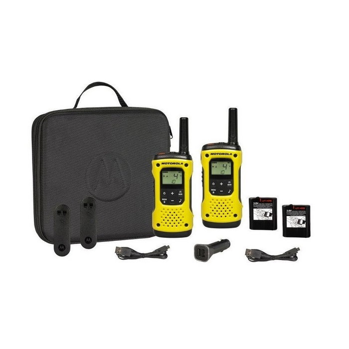 Motorola A9P00811YWCMAG Walkie Talkie Duo 10km IP67 Negro Amarillo