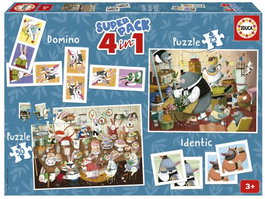 EDUCA BORRAS Superpack 4 en 1 Cuentos del Bosque by Kasandra