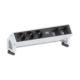 Bachmann Desk 2 Regleta de 3 salidas AC Blanco
