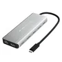 j5create JCD403-N Estación de Conexión USB4 con HDMI 8K, USB 3.2 y RJ45 2.5G, Gris