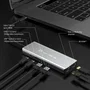 j5create JCD403-N Estación de Conexión USB4 con HDMI 8K, USB 3.2 y RJ45 2.5G, Gris