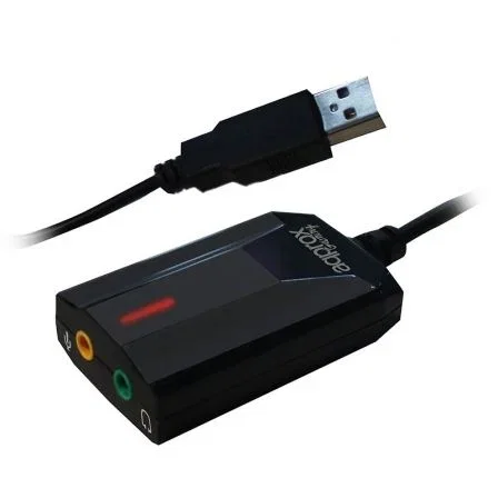 TARJETA DE SONIDO GAMING EXTERNA APPROX APPX71 - USB - PLUG AND PLAY - 7.1 - SONIDO 3D - ENTRADAS DE MICRÓFONO Y ALTAVOCES