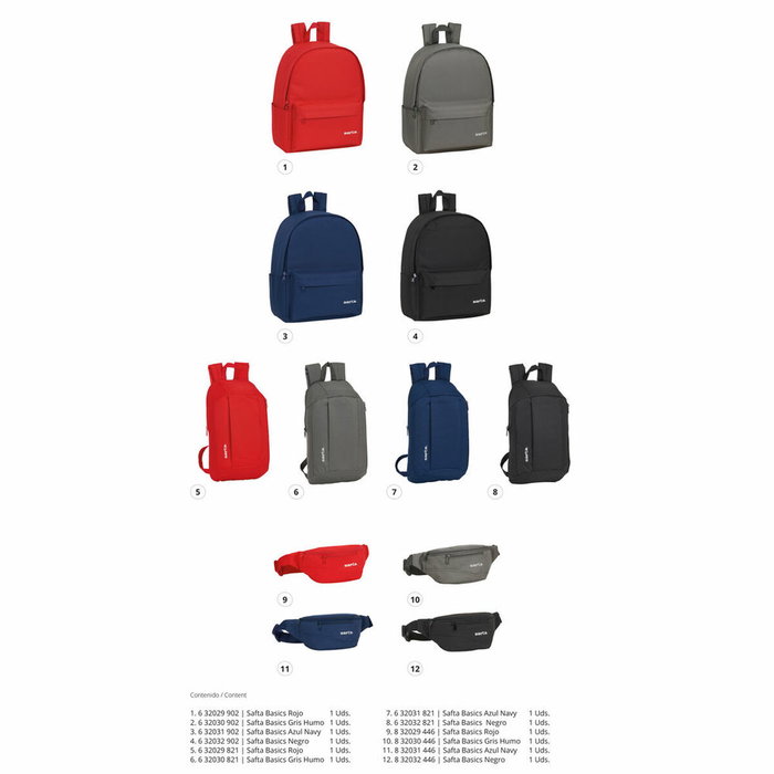 Safta Expositor escolar Colores Basic para mochilas, riñoneras y mini mochilas 650x380x1580 mm Safta Expositor escolar Colores Basic para mochilas, riñoneras y mini mochilas 650x380x1580 mm