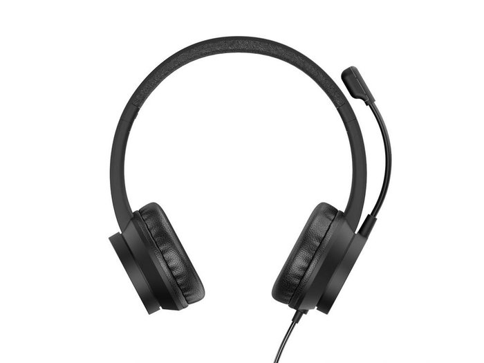 Conceptronic POLONA05B Auriculares USB Negro con Micrófono de Reducción de Ruido