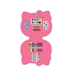 Cerdà Set Papelería Coloreable Caja Hello Kitty 27.0 x 20.0 x 5.0 cm