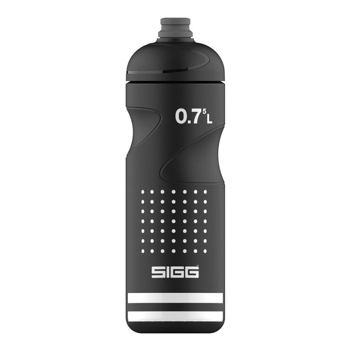 SIGG Botella para Beber Pulsar Black 0.75 Litros, Color Negro