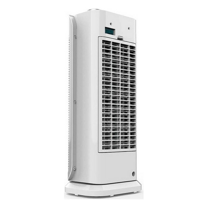 Cecotec Ready Warm 6200 Ceramic Sky Calefactor Cerámico Eléctrico 2000 W, Termostato Ajustable, 3 Modos (Eco, Turbo, Ventilador), Protección Sobrecalentamiento y Anti-Vuelco, Blanco
