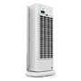 Cecotec Ready Warm 6200 Ceramic Sky Calefactor Cerámico Eléctrico 2000 W, Termostato Ajustable, 3 Modos (Eco, Turbo, Ventilador), Protección Sobrecalentamiento y Anti-Vuelco, Blanco