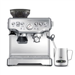 Sage SES875BSS2EEU1A Cafetera Barista Express™, Cafetera de Espresso con Molinillo Integrado para Granos Recién Molidos