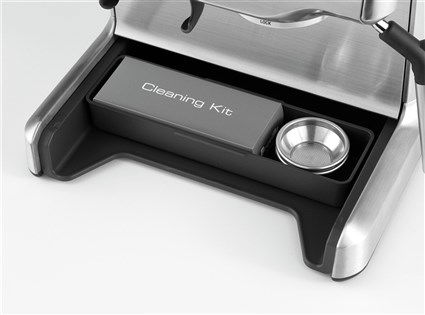 Sage SES875BSS2EEU1A Cafetera Barista Express™, Cafetera de Espresso con Molinillo Integrado para Granos Recién Molidos