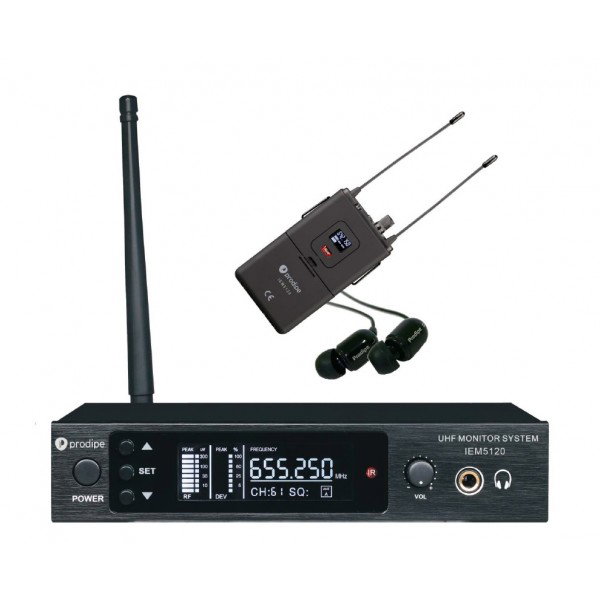 Monitor Prodipe Inalámbrico Mono Iem5120 Uhf