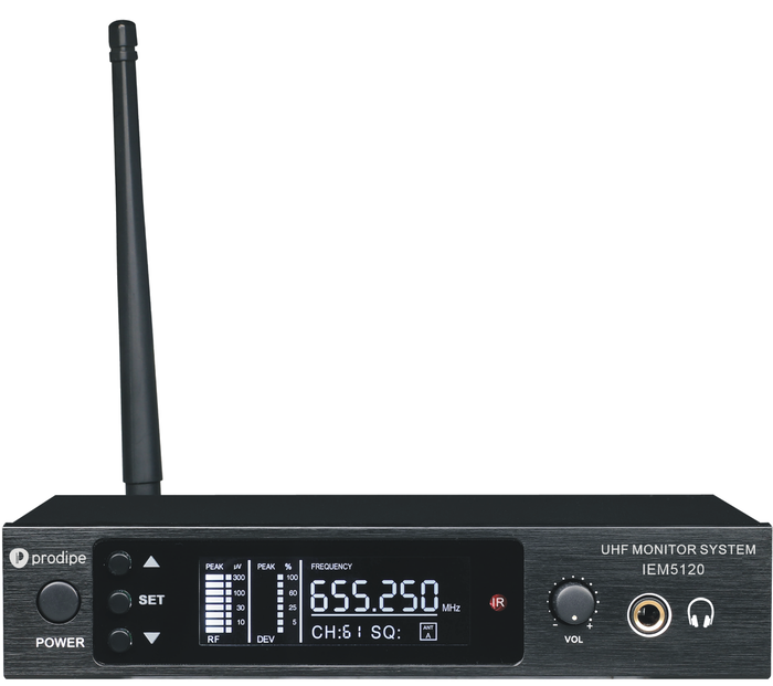 Monitor Prodipe Inalámbrico Mono Iem5120 Uhf