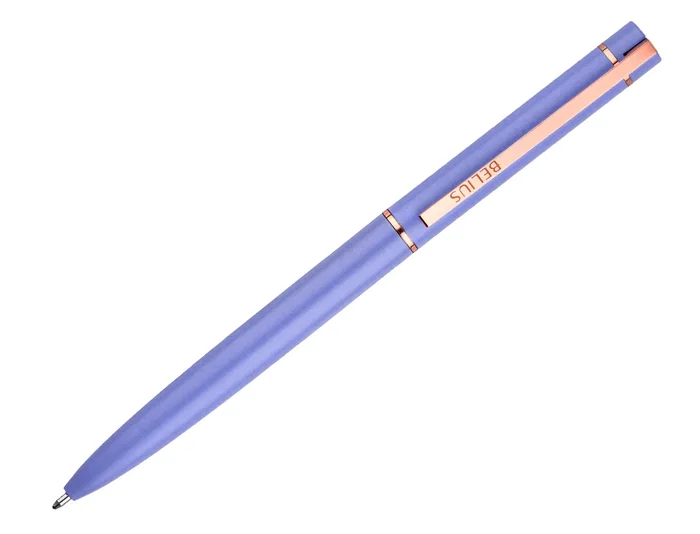 Belius Bolígrafo Rose Lavanda/Oro Rosa Tinta Azul Punta 1mm Aluminio Caja de Diseño