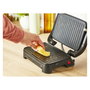 Tefal Inicio Compact GC270D10 Contact Grill Negro Acero Inoxidable 1000W Parrilla 230x145mm